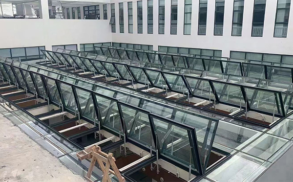 百安科技有限公司近期巩留排烟窗项目案例分享